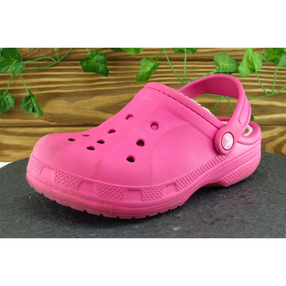 Crocs Size 5 M Pink Clog Shoes Synthetic Women